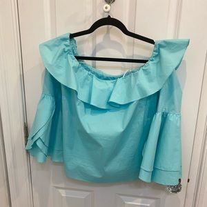 Amanda Uprichard off the shoulder blouse